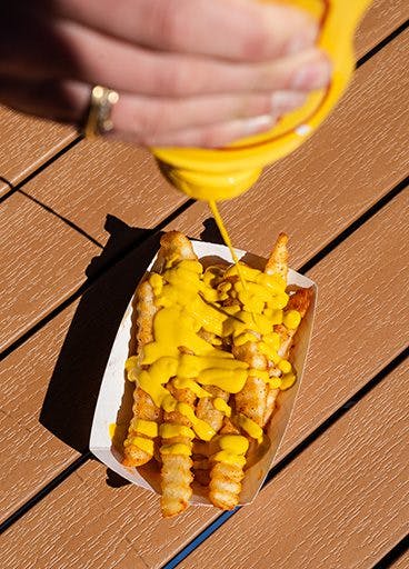 mustard on my fries