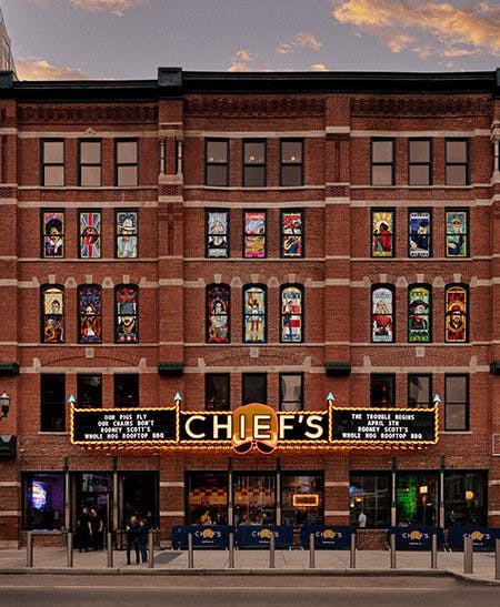 Exterior of Chief's on Broadway