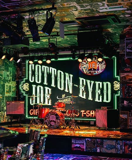Chief's Tavern stage