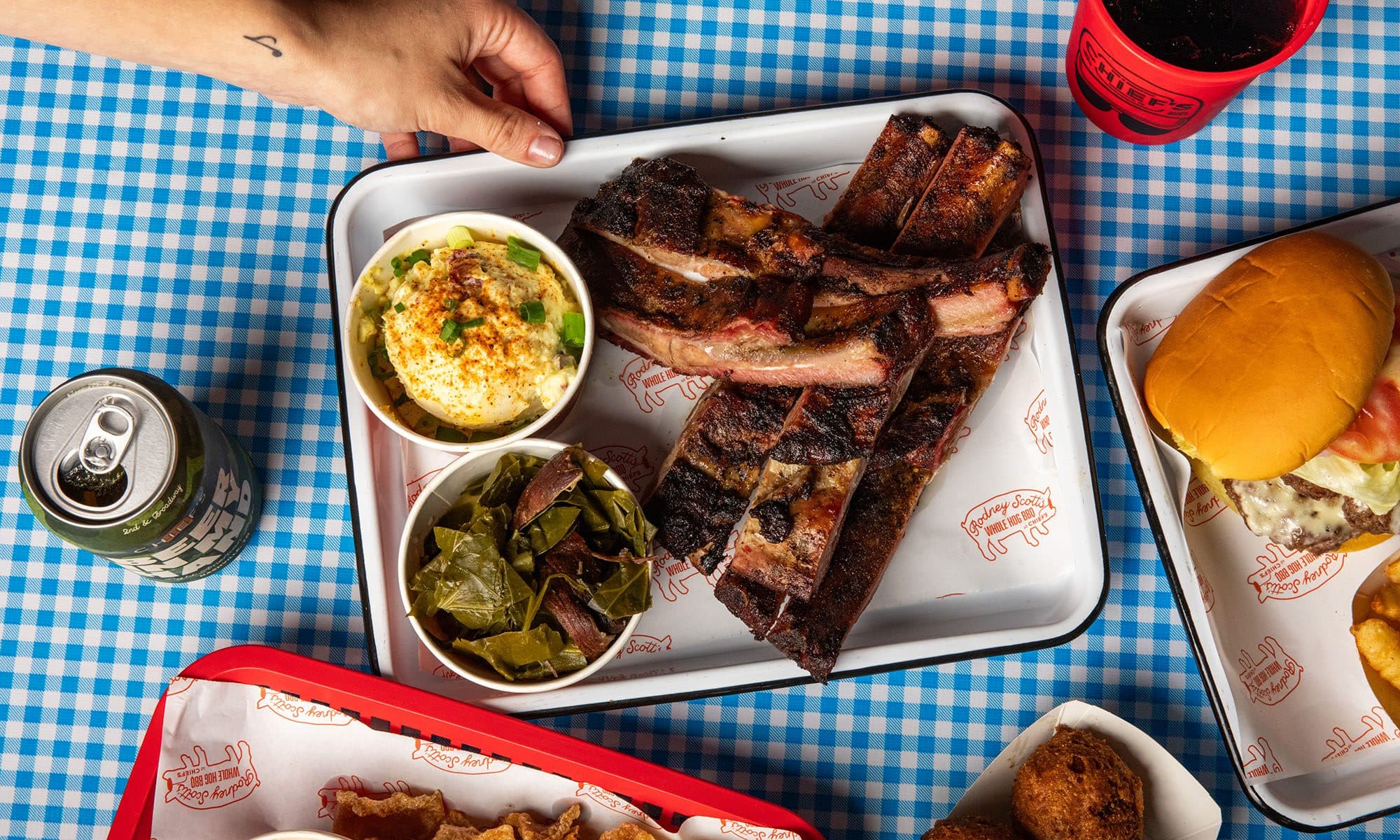 Ribs and sides from Rodney Scott's BBQ