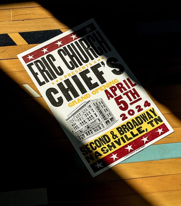 Chief's Opening Night Poster