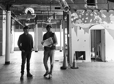 Ben Weprin and Eric Church walking through Chief's