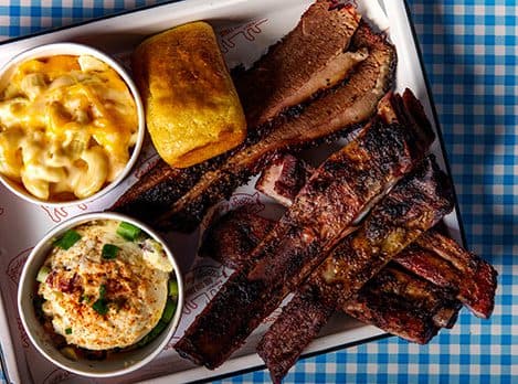 Ribs and Brisket plate