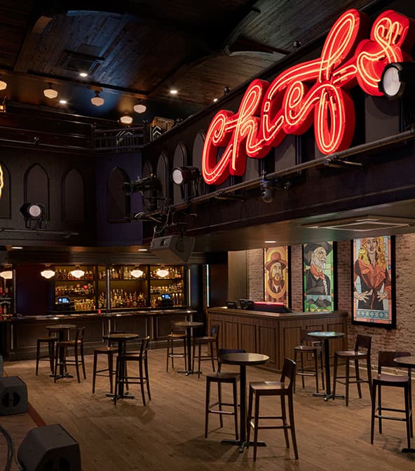 Chief's Neon sign in Neon Steeple