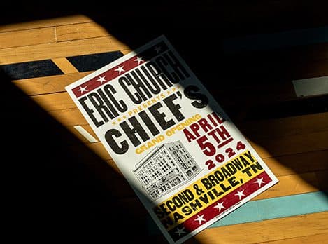 Chief's on Broadway poster
