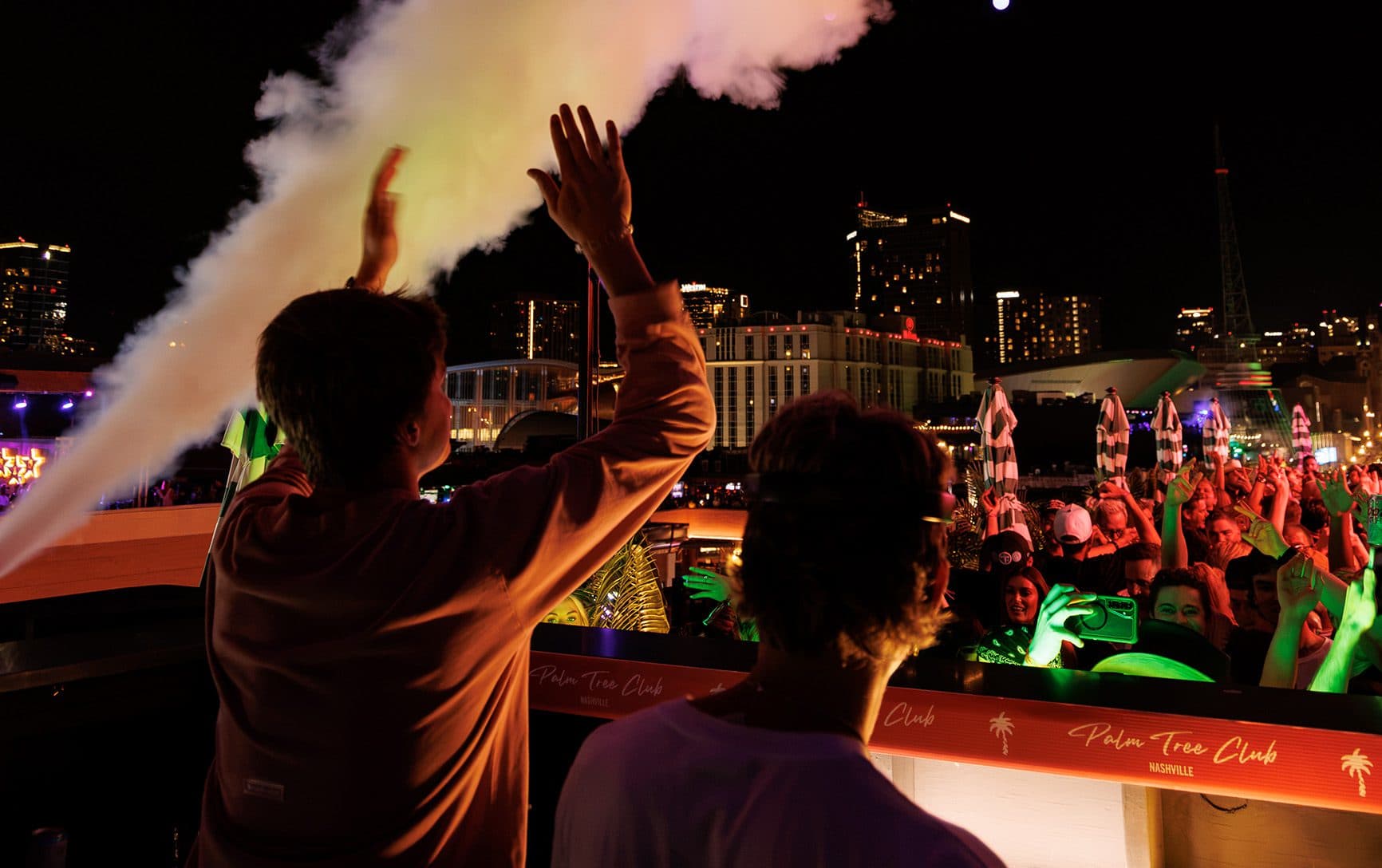 DJs performing