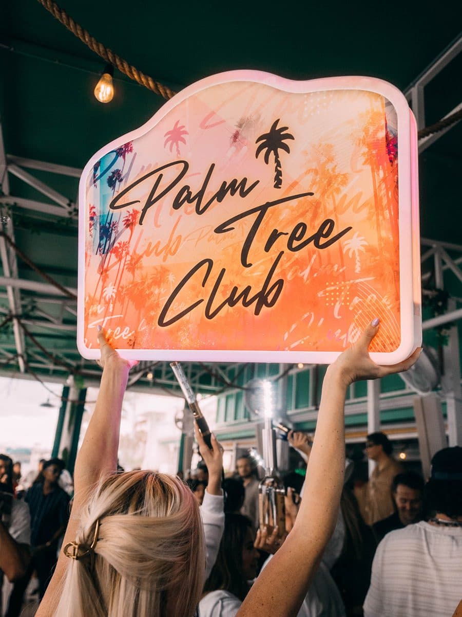 Palm Tree Club bottle service